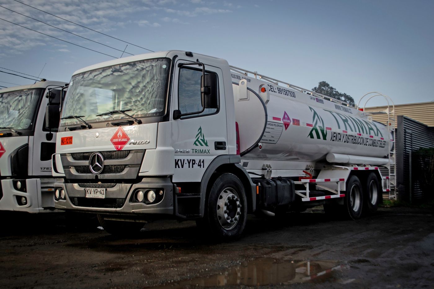 Camión estanque TRIMAX de 10 m³ para carga en estanque